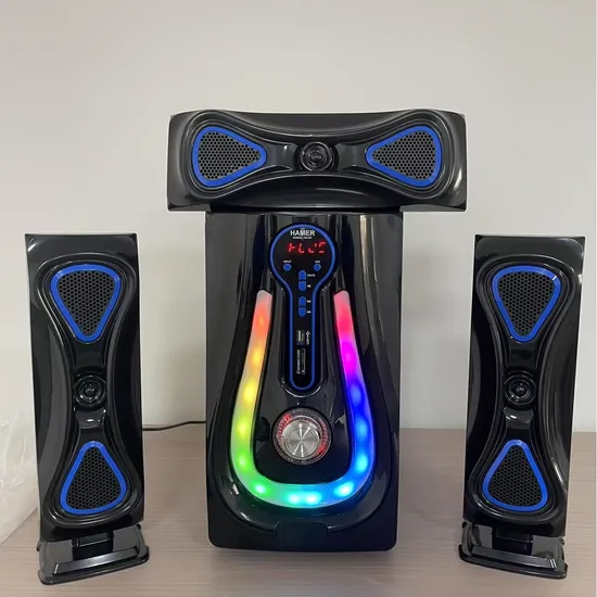 Jerrypower 3.1 Sistema de Home Theater Som Música Alto-falante Bluetooth Sem Fio